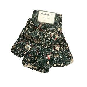 William Morris & Co. Set of 3 Kitchen Towels 100% Cotton Gauze Green Lodden New